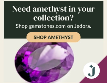 Add amethyst to your gemstone collection! Gemstones.com offers amazing amethyst options on Jedora.