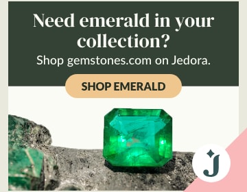 Embrace spring all year with emerald, the birthstone of May on Jedora from gemstones.com.