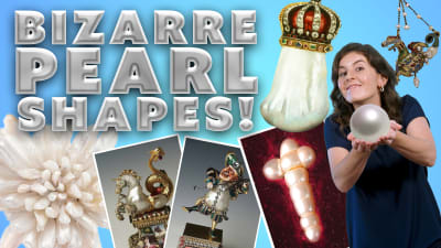a group of pearl collectibles and jewelry