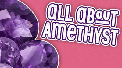 a group of faceted amethyst gemstones