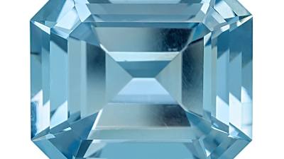 a polished and faceted amethyst gemstone