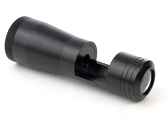 a darkfield loupe with a builtin light