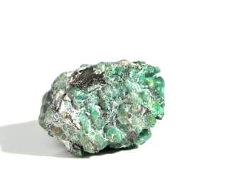 uncut emerald geode