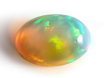 oval shaped gemstone luster