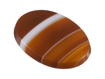 brown and white sardonyx