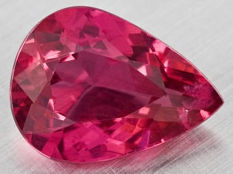 pink pear shaped color change spinel