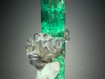 large rough emerald specimen