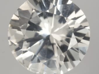 brilliant cut white sapphire