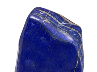 Dark blue lapis lazuli specimen