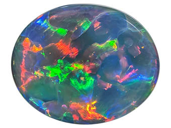 round black opal