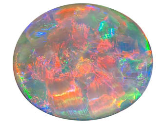round white opal