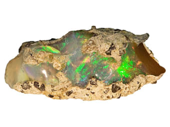 large uncut opal specimen