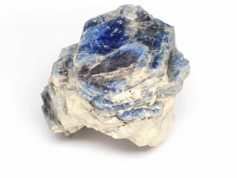 blue uncut sapphire specimen