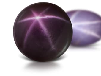purple colored round star spinel hero