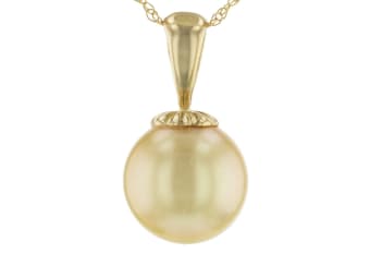 Gold Pearl Pendant