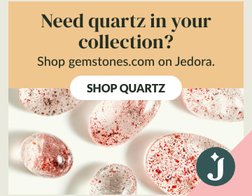 Add beautiful quartz to your gem collection from gemstones.com on Jedora!