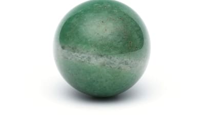 pale green aventurine quartz sphere
