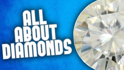 a large and brilliant cut diamond gemstone