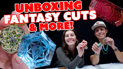 Unboxing Fantasy Cuts w/ Lapidary Artist: Rubellite & More!