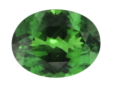 green garnet oval