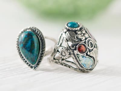 turquoise rings