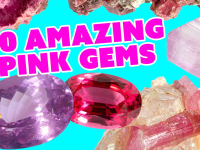 All About Pink Gemstones: Natural Diamond, Spinel!