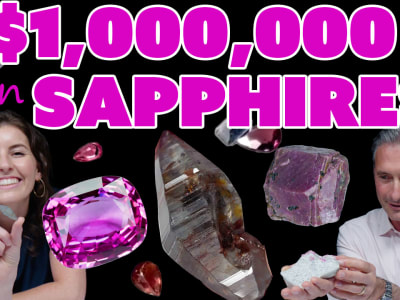 1 Million Dollars in Sapphires - Most Colorful Gemstone?