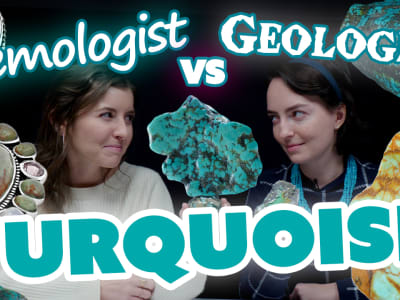 Unboxing Turquoise Gems: Gemologist vs. Geologist!
