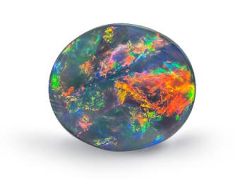 Lighting ridge black opal