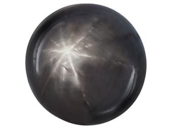 round black star sapphire gemstone 
