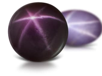 purple colored round star spinel hero 