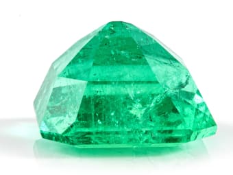 emerald cut colombian emerald gemstone 