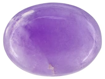 Dark purple, polished hackmanite gem